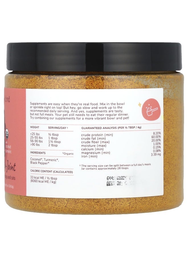 Kin+Kind, Healthy Hip + Joint, Strength Supplement For Dogs and Cats, with Coconut Turmeric , 8 oz (226. 8 g) - Image 2