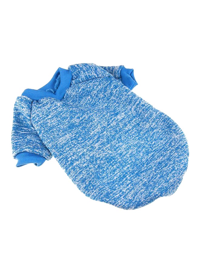 OUTAD Casual Winter Sweater With Hoodie Blue XS - Image 1