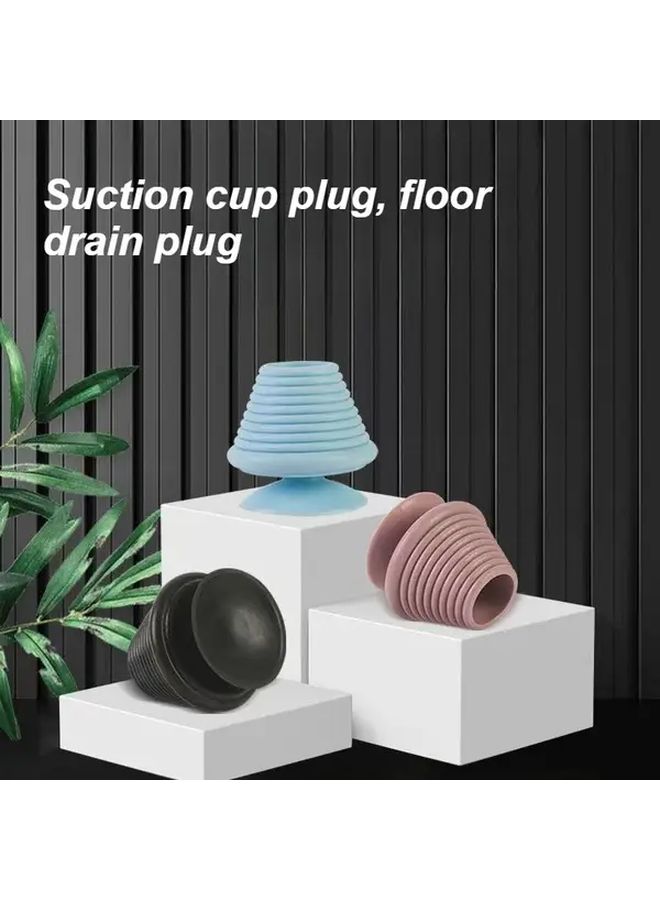 Universal Bathroom Bathtub Drain Plug With Suction Cup Random Color - Image 2