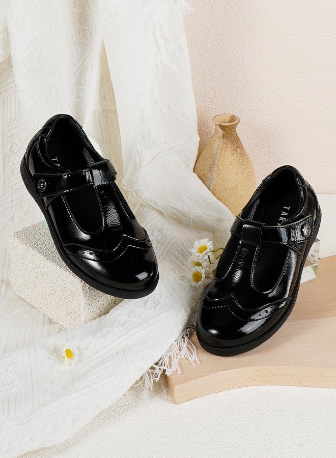 تارانيس حذاء أطفال تارانيس البروغ  - تفاصيل حذاء ماري جين أنيق للأطفال الصغار شقق البروغ - Image 1