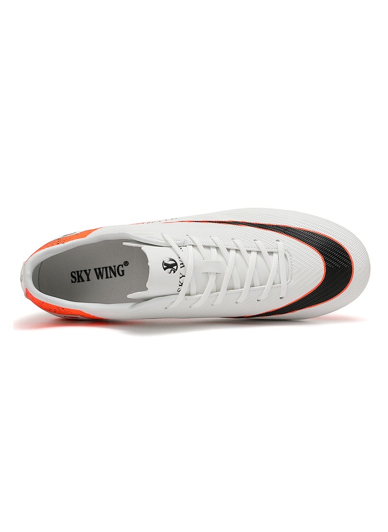 SKY WING Football Cleats Men And Women And Kid,Indoor Outdoor Low Top Soccer Shoes For Boy And Girl Lightweight Shock Resistant Training Boots Professional Turf Shoes Sport Athletic Ground Football Boots  - Image 4