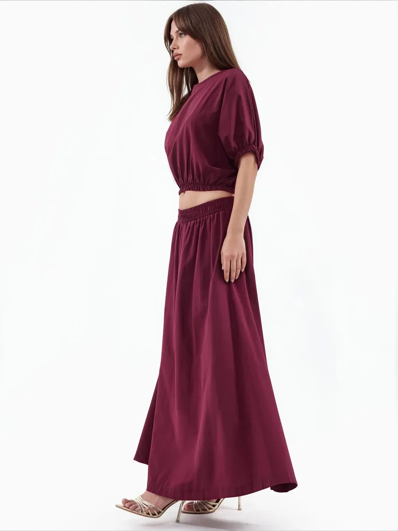 جينيفر Cotton-Viscose Two-Piece Coord