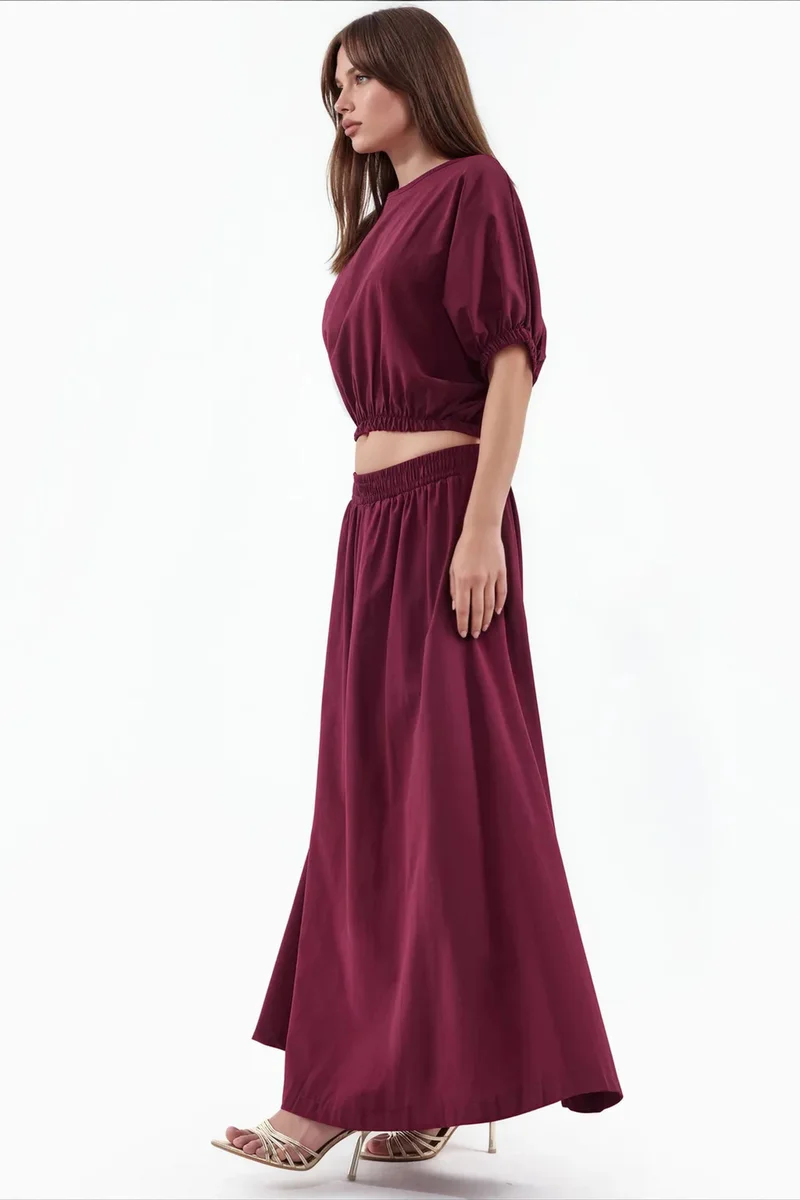 جينيفر Cotton-Viscose Two-Piece Coord