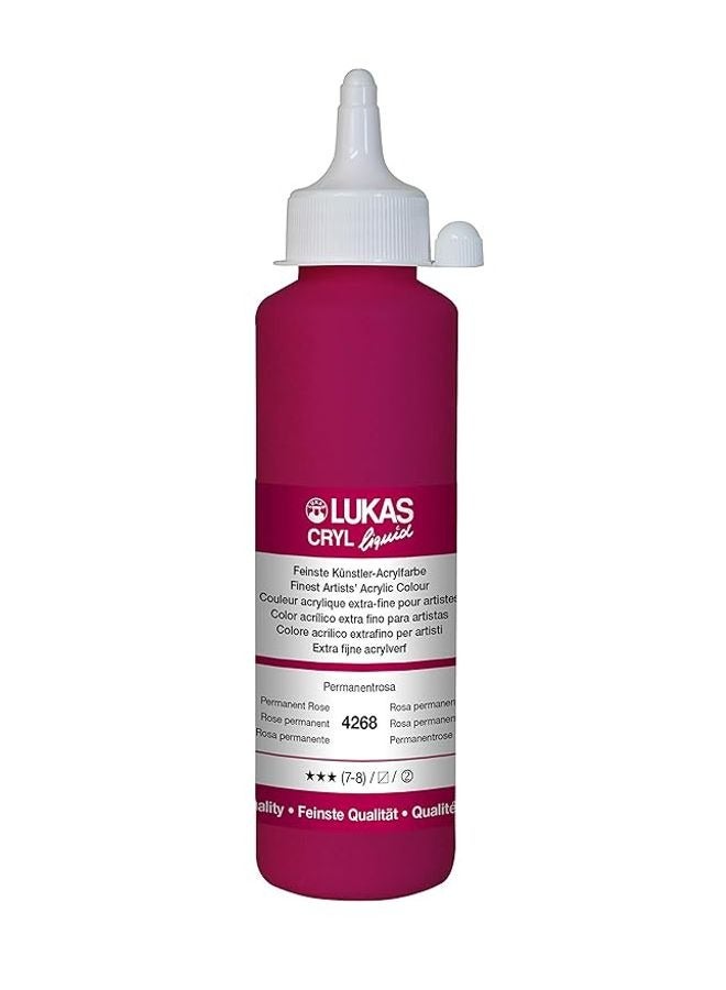 LUK CRYL LIQUID 250ML PERMANENT ROSE