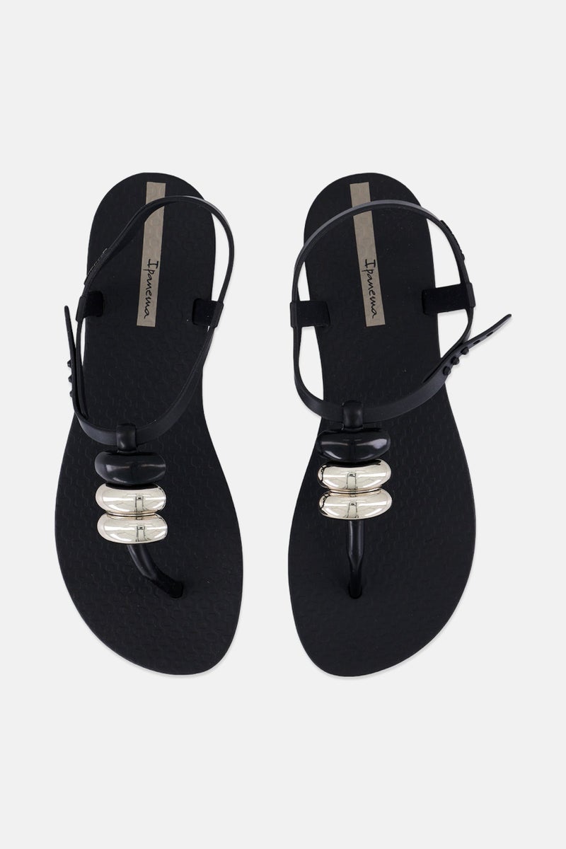 Ipanema Women Adjustable Closure Sandal, Black - Image 3