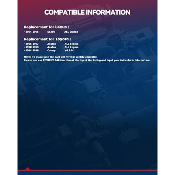 KAX New Alternator,80Amp Automotive Replacement Alternator fit for 1995-1999 Avalon, 1994-1996 Camry, 1994-1996 ES300,Alternators Replace OEM#13558 - Image 2