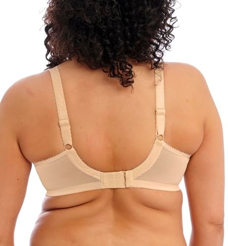 Elomi Women's Plus Size Morgan Banded Underwire Stretch Lace Bra, Toasted Almond, 34J - Image 2