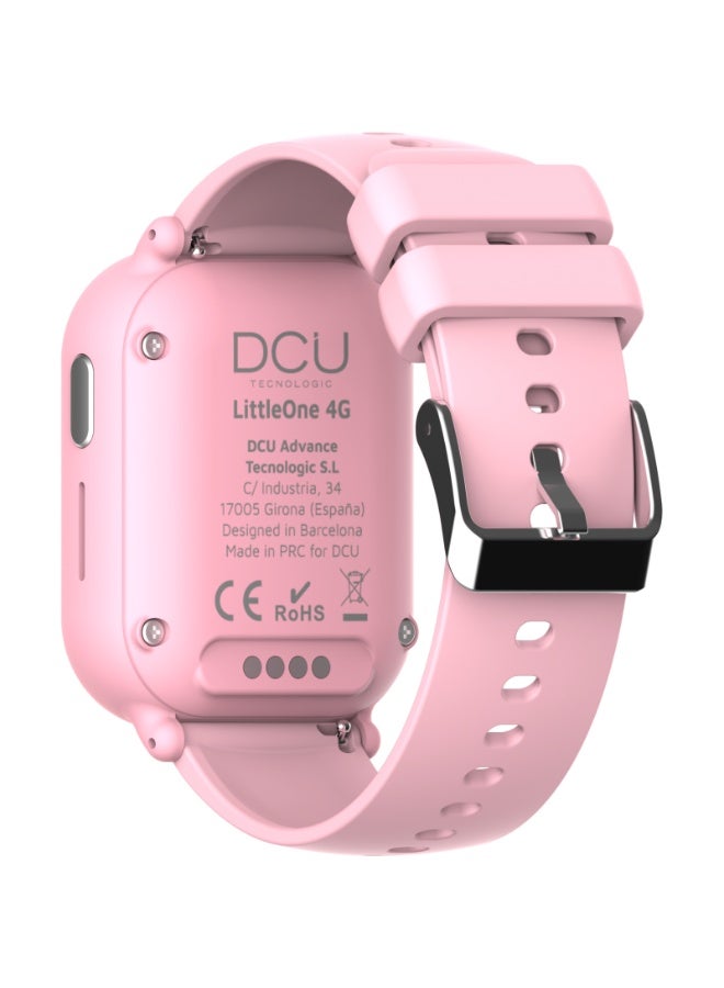 DCU TECNOLOGIC DCU Kids Smart Watch with GPS Tracker, 4G Video Calling, SOS Button, Camera, Games, HD Touchscreen, Splash Resistant, Works with iOS & Android, Pink - Image 4