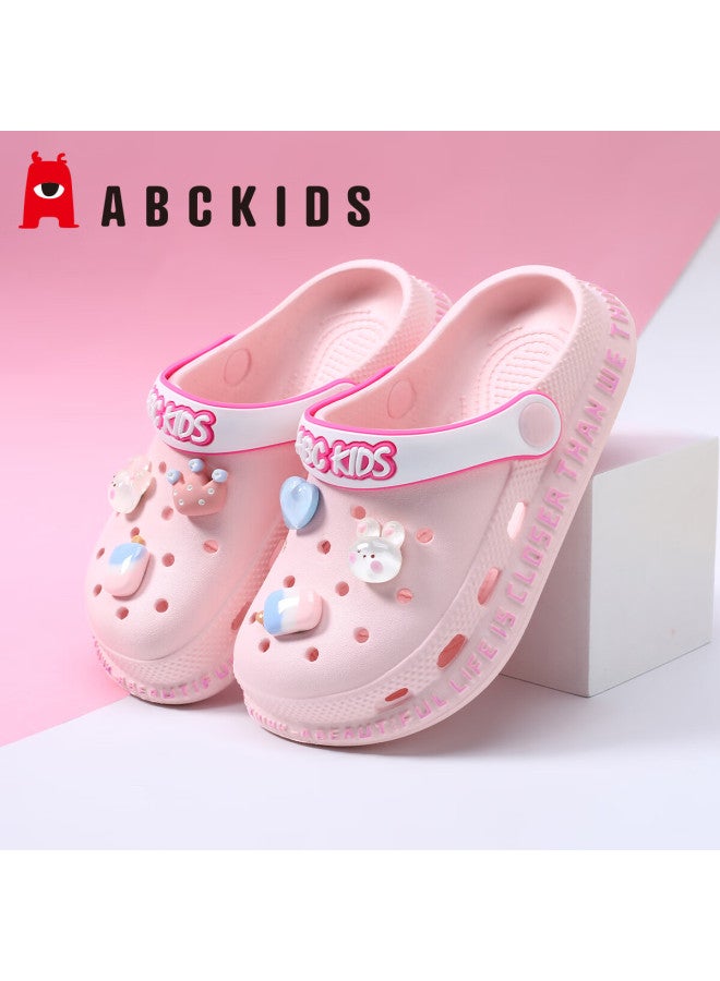 Abc Kids Children's Hollow Shoes For Big Kids Girls Summer Sandals Soft Bottom Versatile Beach Shoes 8532 Pink 31 - Image 2