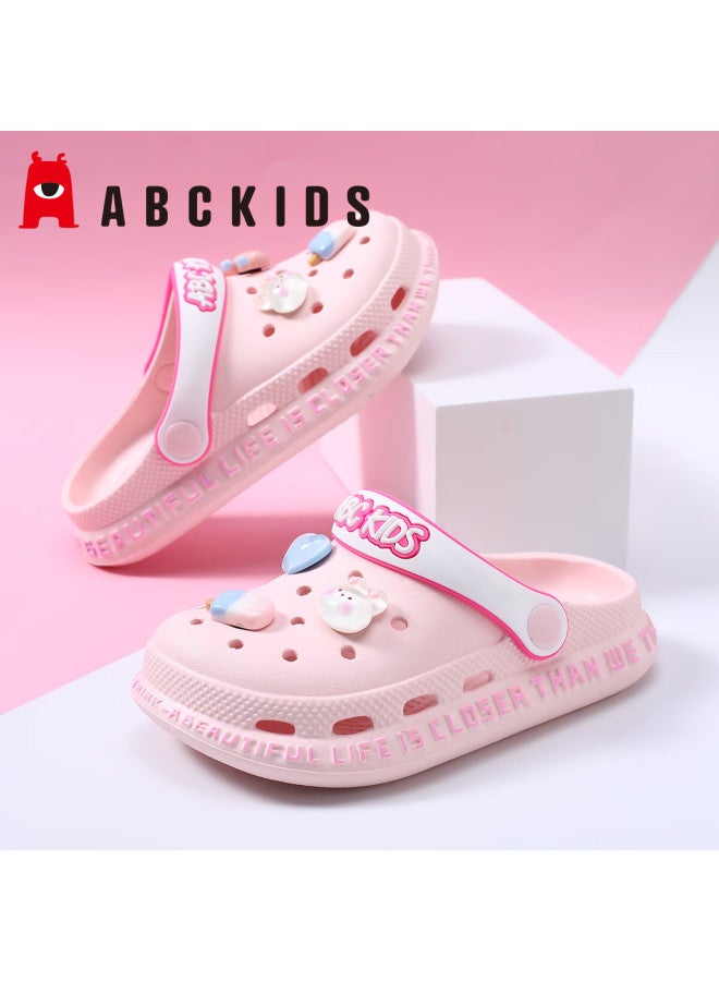 Abc Kids Children's Hollow Shoes For Big Kids Girls Summer Sandals Soft Bottom Versatile Beach Shoes 8532 Pink 31 - Image 3