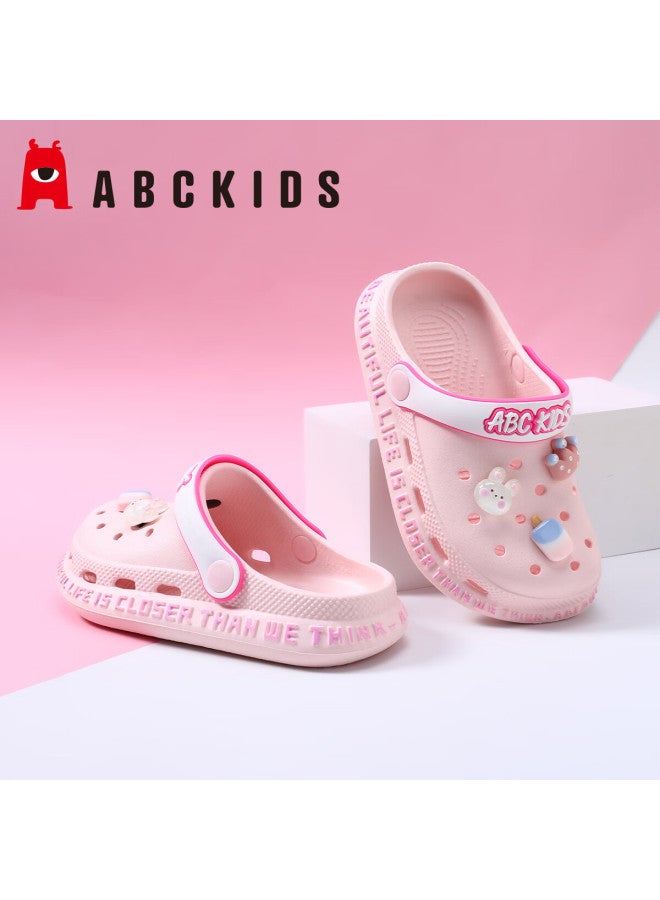 Abc Kids Children's Hollow Shoes For Big Kids Girls Summer Sandals Soft Bottom Versatile Beach Shoes 8532 Pink 31 - Image 5