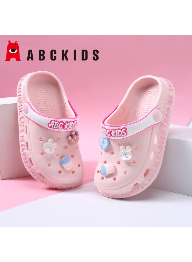 Abc Kids Children's Hollow Shoes For Big Kids Girls Summer Sandals Soft Bottom Versatile Beach Shoes 8532 Pink 31 - Image 4