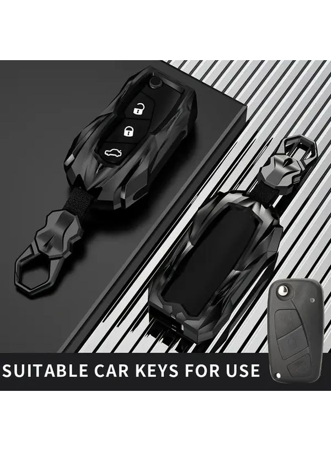 Type A Key Case Cover Protector for Fiat Cars with 3 Buttons - Image 1