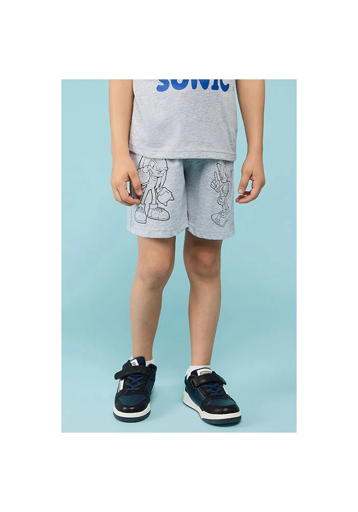 R&b 2 Pack Sonic Print Shorts with Drawstring Waist