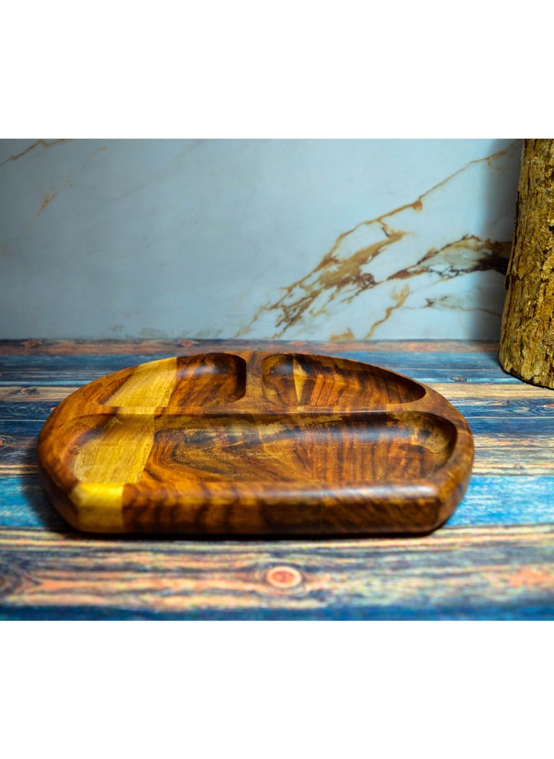 Egypt Antiques Children's food or entertainment service, hand-made wood, 100% natural colors, treated with olive oil  - Image 5