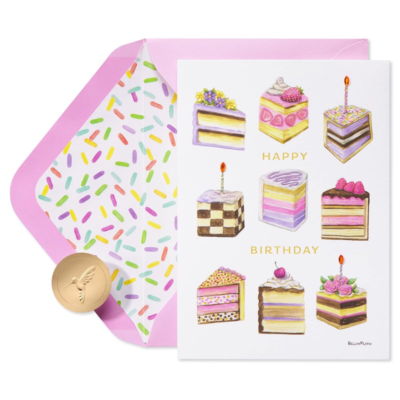 Papyrus Birthday Card - Designed by Bella Pilar (Serving Up a Birthday Wish) - Image 1