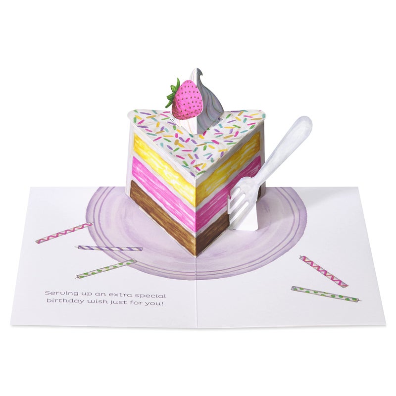 Papyrus Birthday Card - Designed by Bella Pilar (Serving Up a Birthday Wish) - Image 2