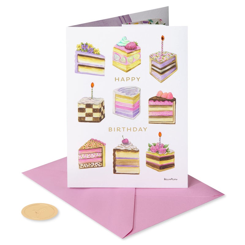 Papyrus Birthday Card - Designed by Bella Pilar (Serving Up a Birthday Wish) - Image 4