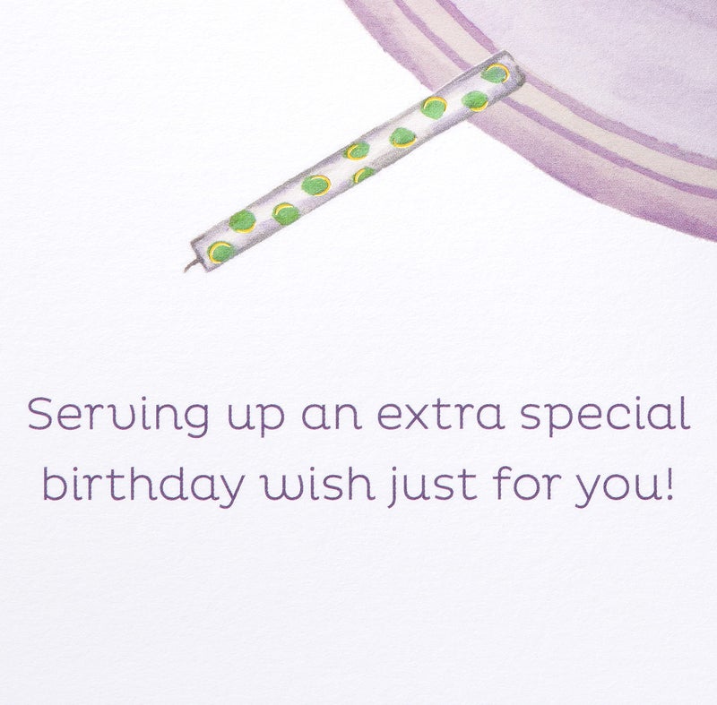 Papyrus Birthday Card - Designed by Bella Pilar (Serving Up a Birthday Wish) - Image 3