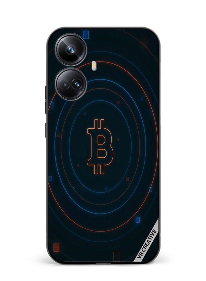 VR CREATIVE Protective Case Cover For Realme 10 Pro Plus Bitcoin Design Multicolour - Image 1