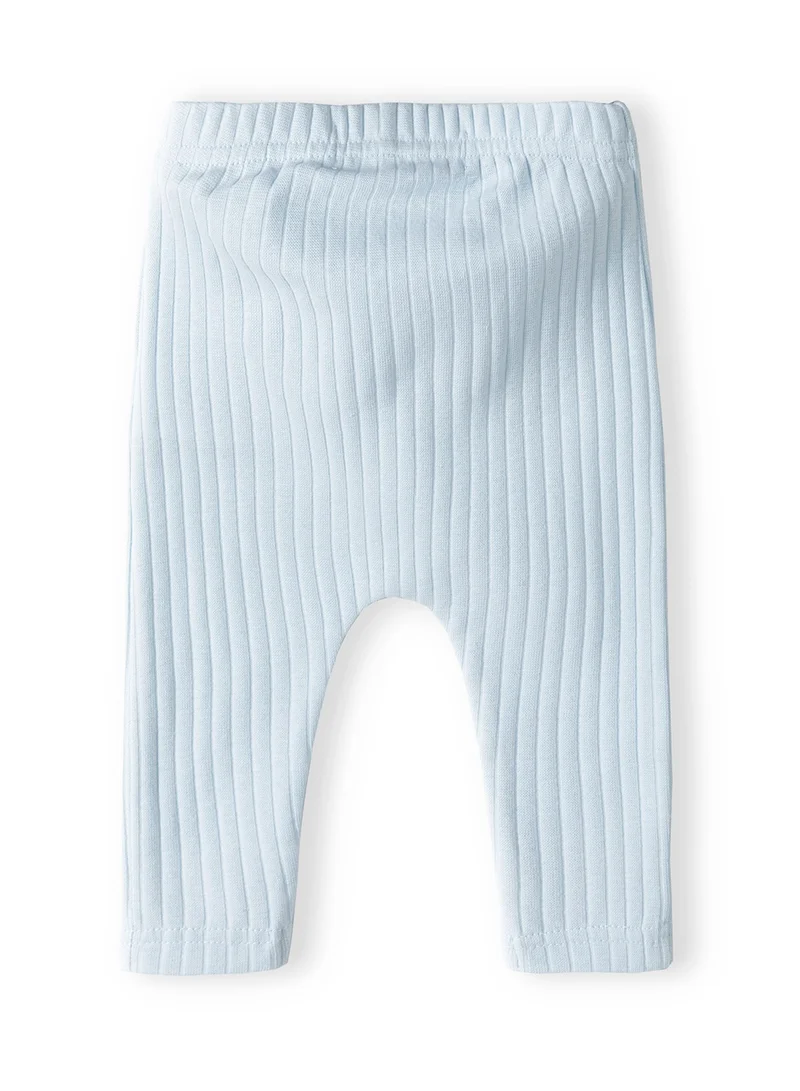MINOTI 2-Pack Baby Leggings for Boys with Rib and Print Designs
