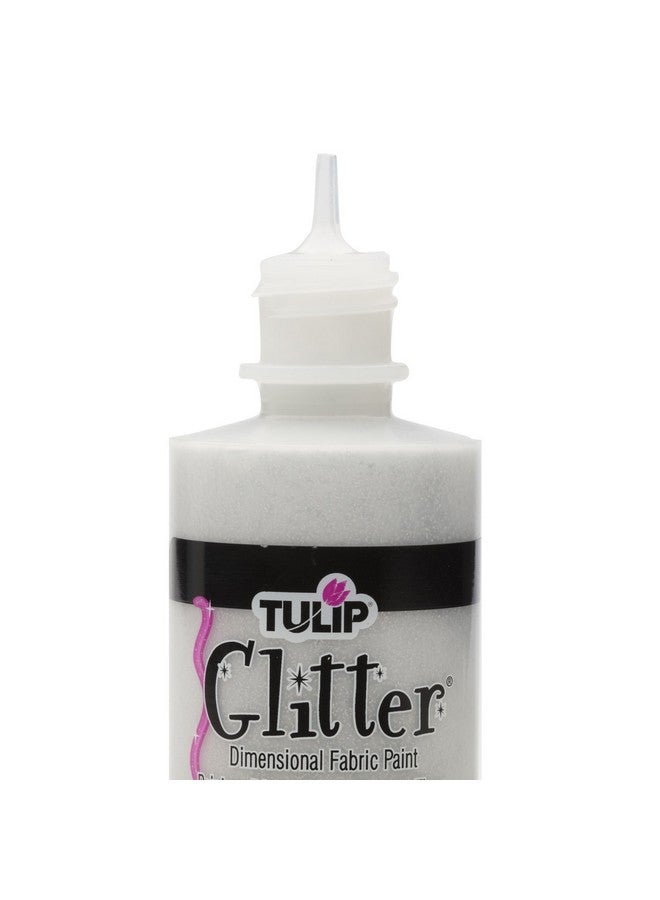 توليب طلاء قماشي ثلاثي الأبعاد، 4 أوقية، فضي لامع، 3 عبوات 4 أوقية سائلة (عبوة من 3) 3 عدد - Image 3