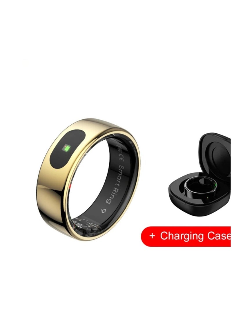 R08 حلقة ذكية لنظام أندرويد IOS مع التحكم باللمس بالإيماءة مصباح دليلي مراقبة صحة النوم 5ATM مقاوم للماء Smartring للرجال والنساء - Image 1