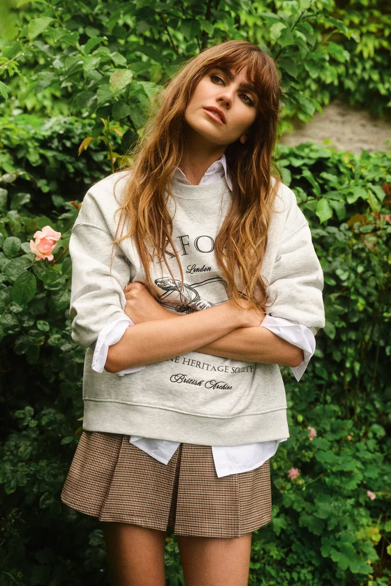 H&M Text-motif sweatshirt