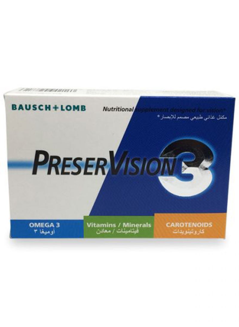 Bausch + Lomb Preservision 3 Nf Caps 60S 