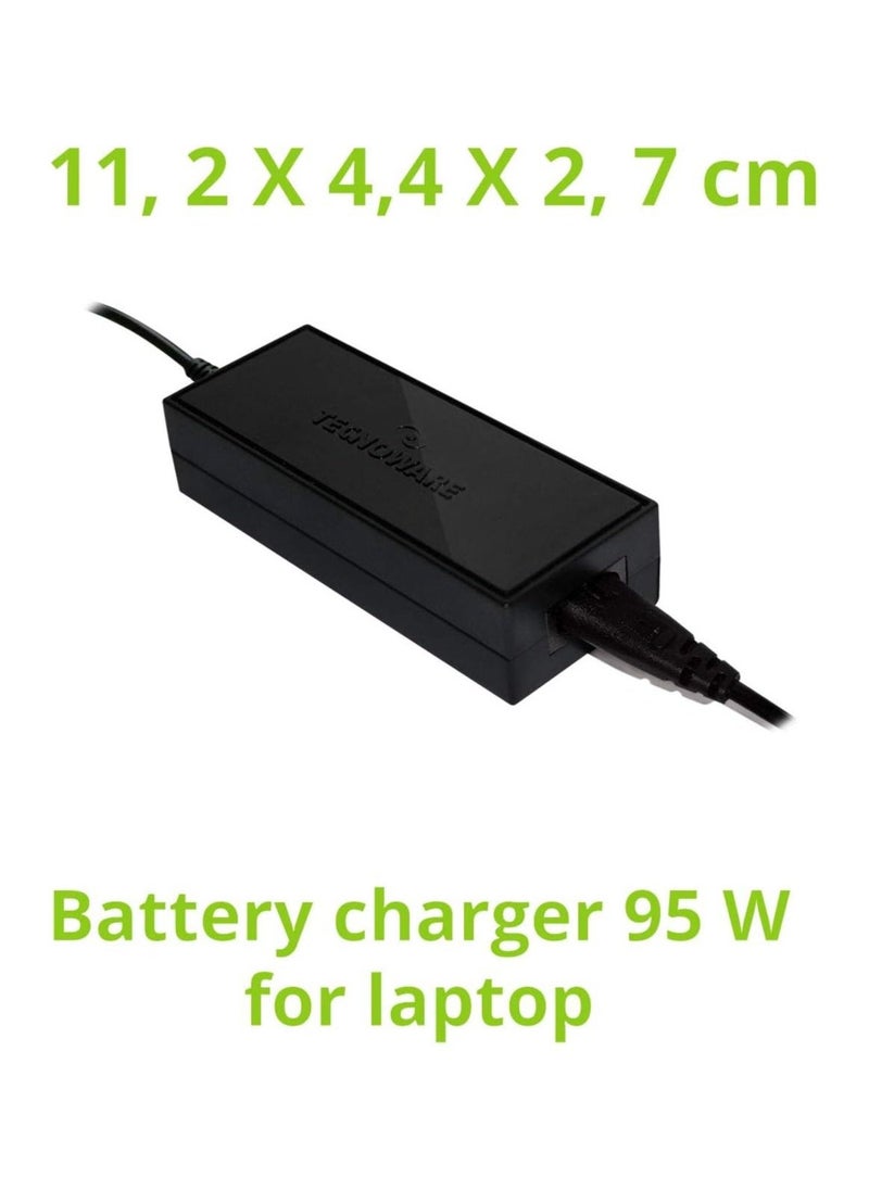 BGM Universal AC Power Adapter For Laptop/Notebook Black - Image 2
