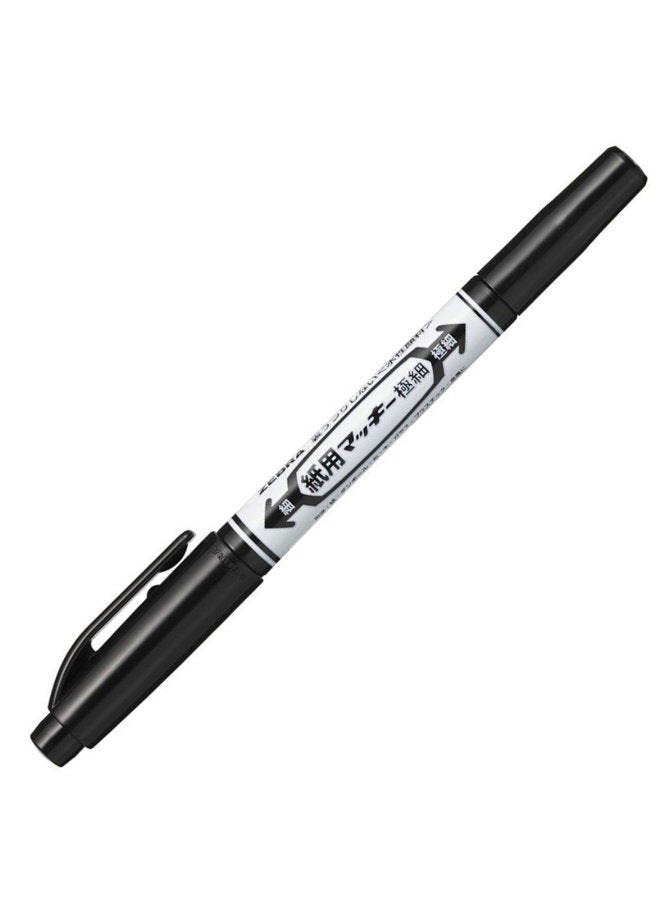 Zebra Technologies Zebra Dual Tip Extra Fine Paper Marker, Mackee for Paper, Water Base Ink, 12 color asorted - WYTS5-12C - Image 2