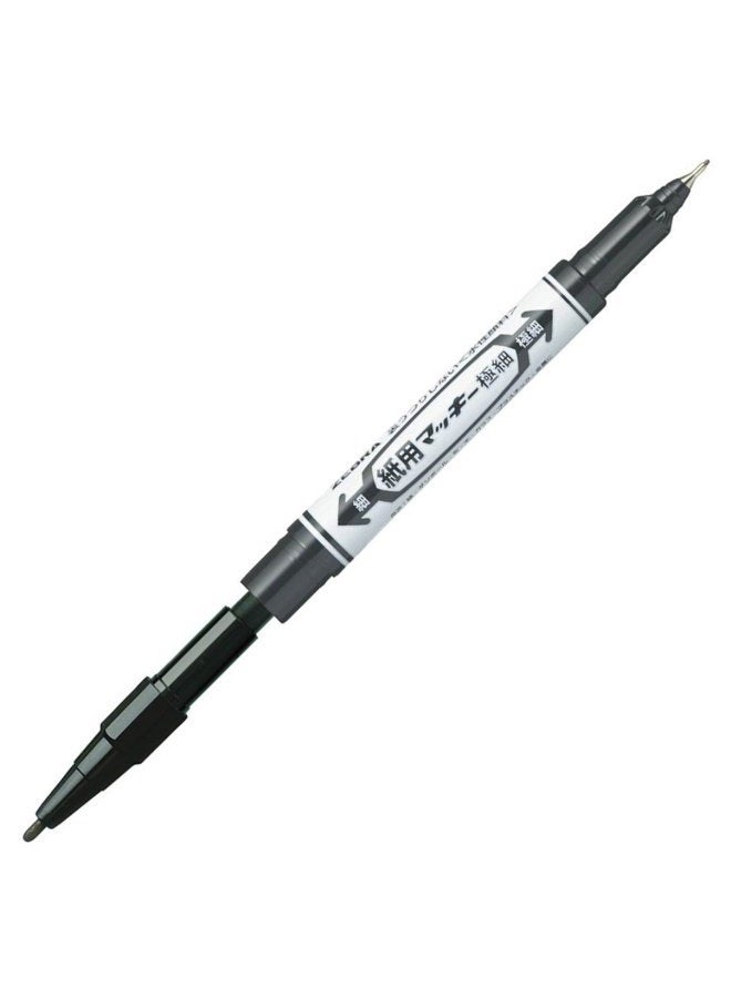 Zebra Technologies Zebra Dual Tip Extra Fine Paper Marker, Mackee for Paper, Water Base Ink, 12 color asorted - WYTS5-12C - Image 4