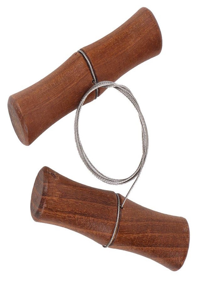 Estink Wire Clay Cutter, 1 Piece 9.84ft Stainless Steel Cutting Wire Cheese Dough Cutting Pottery Tool with Wooden Handle for Clay Pottery Art Crafts Making Tool - Image 2