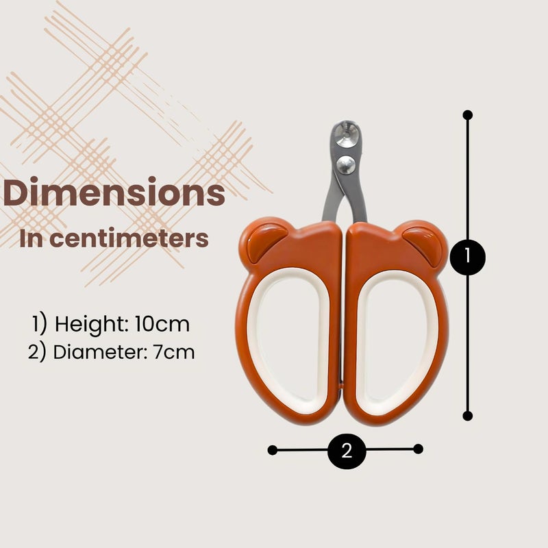 FAB TECH Cat Nail Cutter, Small Pets Grooming Tool, Cute Cat Clipper, Stainless Steel Cat Nail Cutter with PP Handle,Cat Nail Clipper Pet Nail Cutter for Small Pets - Image 3