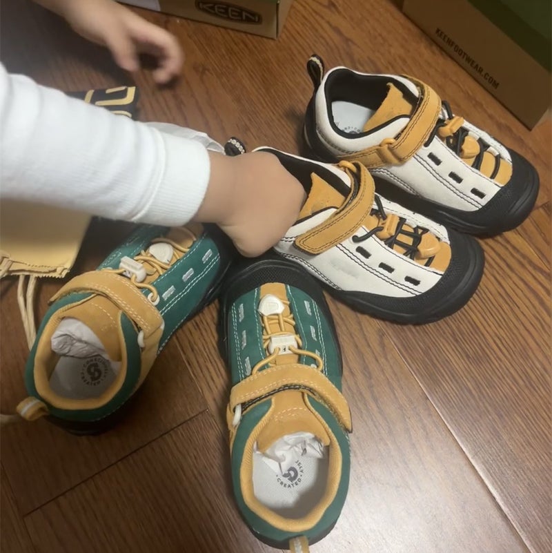 New Color Matching Ke E.N Jasperco/En Children'S Shoes Children'S Outdoor Boys Non-Slip Girls Hiking Shoes Sneaker - Image 3