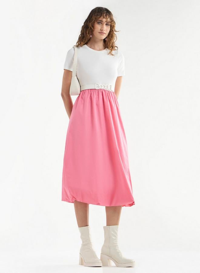 Splash FAV Two-Toned Midi Dress - Image 2