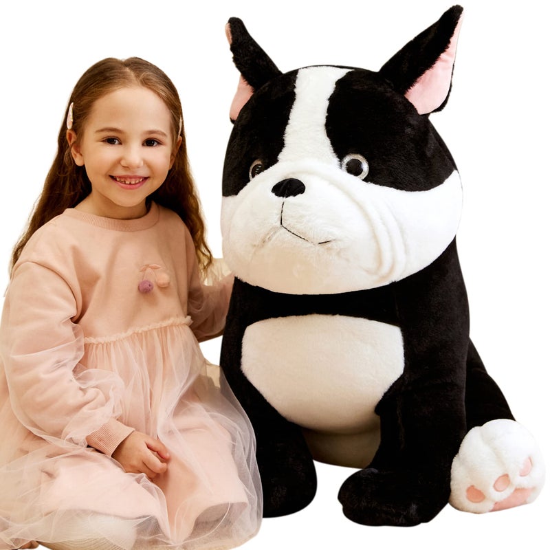 IKASA Giant Dog Stuffed Animal French Bulldog Plush Toy25 Large Big Jumbo Puppy Soft Toys Huge Size Cute Fluffy Fat PlushieGifts for Kids Girl - Image 3