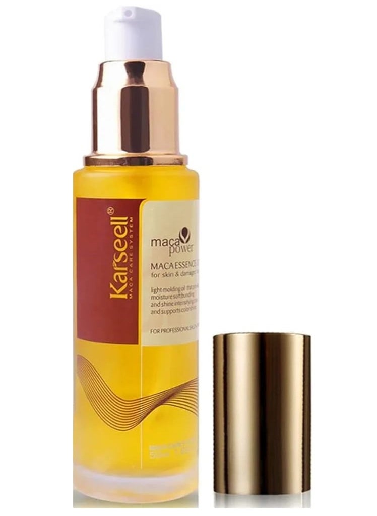 كارسيل زيت سيروم  الماكا العطري للجسم والشعر التالف 50مل  - Image 1