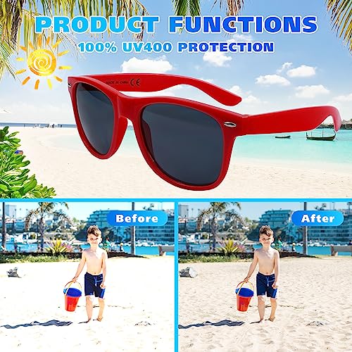 FANELEQU 60 Pack 12 Colors Neon Sunglasses Party Favors,80's Style Colorful Novelty Sunglasses Party Sets,Perfect for Birthday,Beach Pool,Summer Party,Goody Bag Fillers,for Boys Girls Teens adults - Image 2