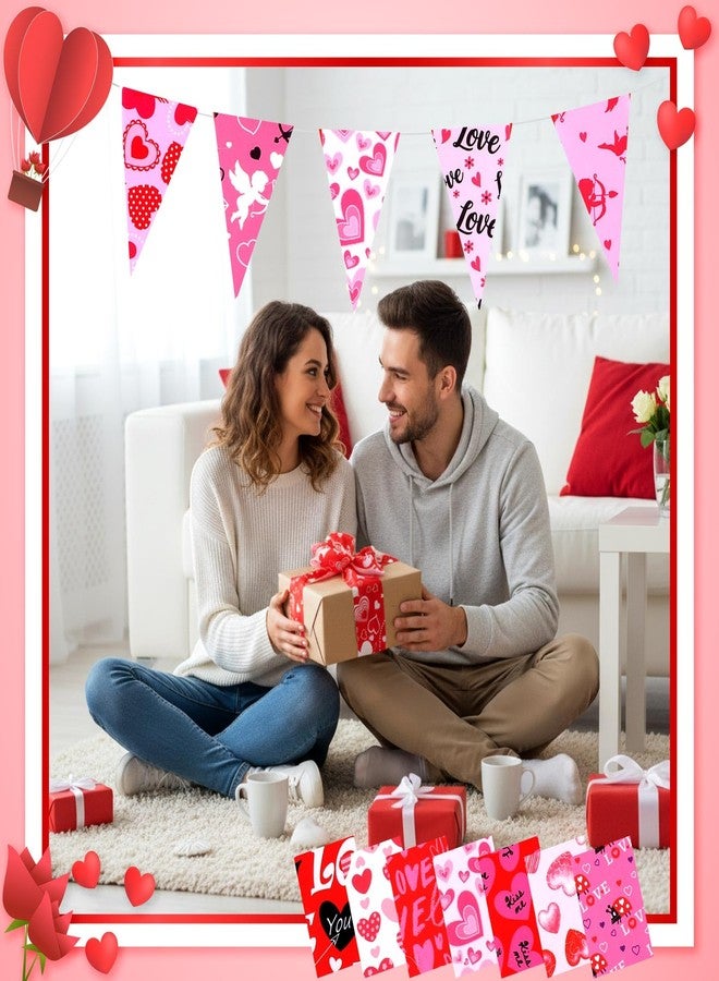 تيجيمي لفافة قماش تيغيمي مكونة من 60 قطعة من قماش الترقيع القطني الأحمر والوردي على شكل قلوب رومانسية، مقاس 2.6 بوصة، مقطوعة مسبقًا، مثالية لأعمال الخياطة والحرف اليدوية في عيد الحب وحفلات الزفاف (أنيقة). - Image 4