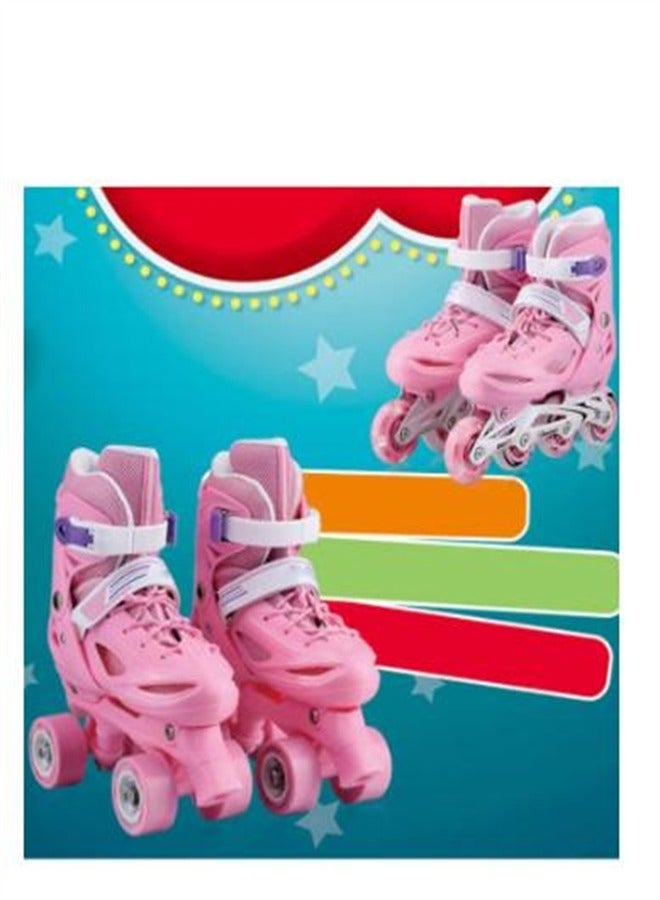 Loquat Inline Adjustable Roller Skating Shoes Size XS （27 - 31）cm - Image 2