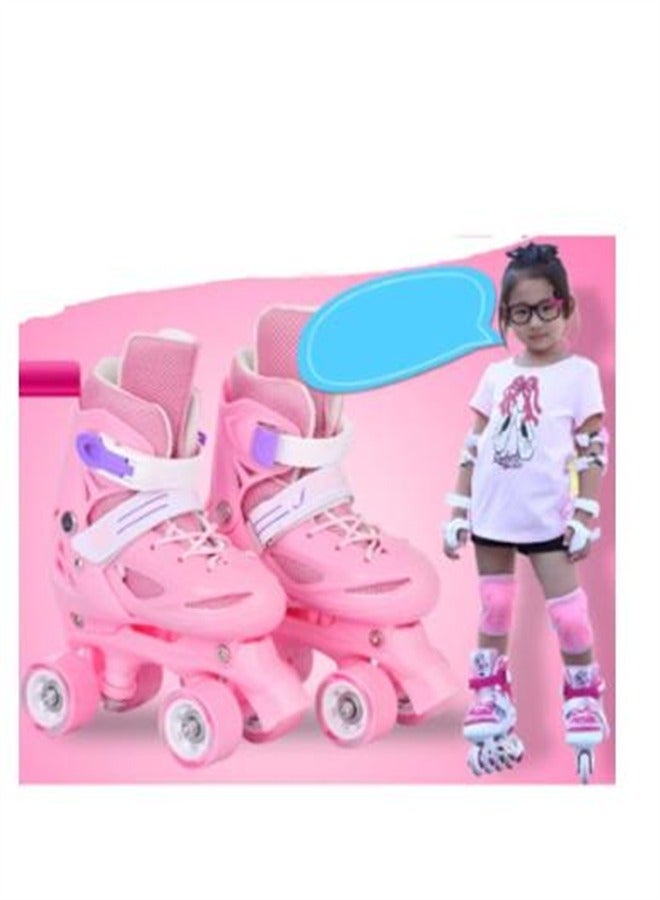 Loquat Inline Adjustable Roller Skating Shoes Size XS （27 - 31）cm - Image 3