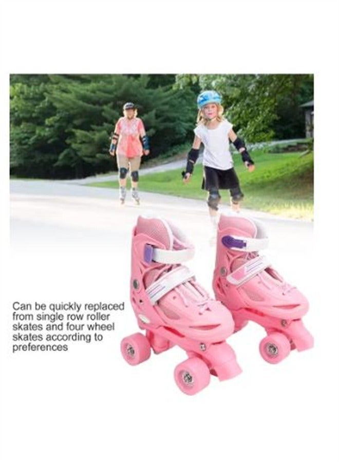 Loquat Inline Adjustable Roller Skating Shoes Size XS （27 - 31）cm - Image 4