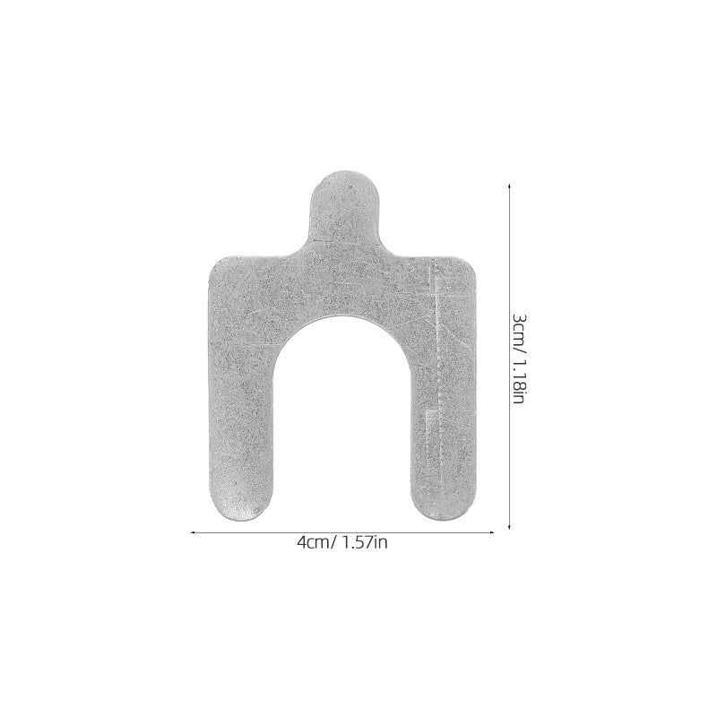 U Shaped Wheel Alignment Shims Kit 0 5mm Thickness 50pcs For Camber Angle Adjustment Car Suspension Tool Set - Image 3