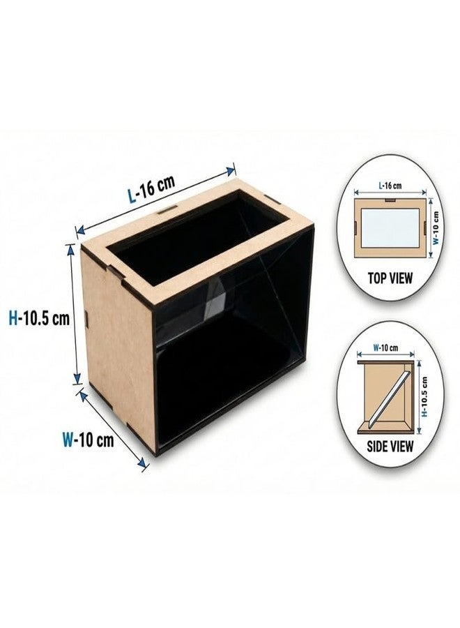 ESPtronics DIY 3D Hologram Projector STEM Learning Mobile Display Box Optical Illusion Educational Science Project Kit for Kids Students School Exhibition Class 6 - 12 - Image 4