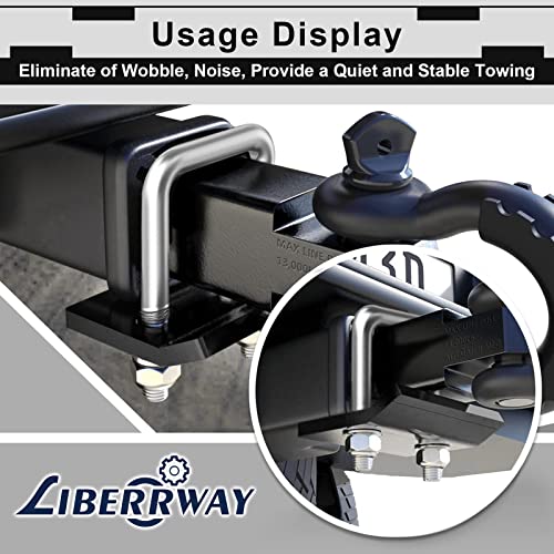 LIBERRWAY Hitch Tightener for 1.25" and 2" Hitches LIBERRWAY 304 Stainless Steel Hitch Tightener Anti-Rattle Stabilizer Rust-Free Heavy Duty Lock Down Easy Installation Quiet - Image 5