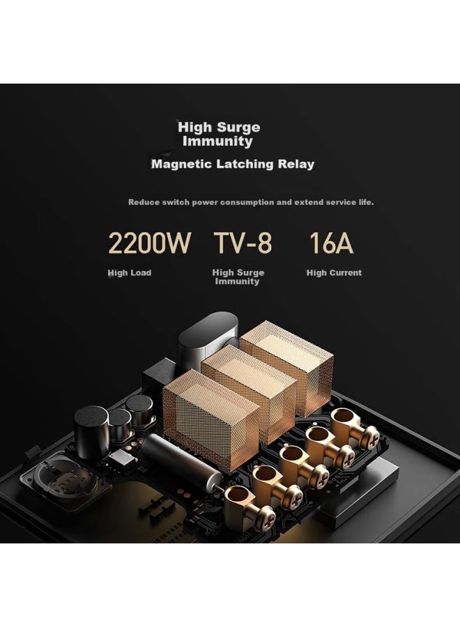 M I Xiaomi Smart Switch Pro White Mesh 2.0 Version Compatible With Single And Neutral Wires, Mijia App Remote Control - Image 4