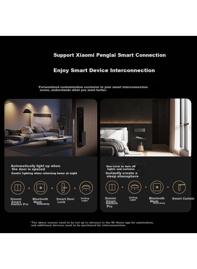 M I Xiaomi Smart Switch Pro White Mesh 2.0 Version Compatible With Single And Neutral Wires, Mijia App Remote Control - Image 5