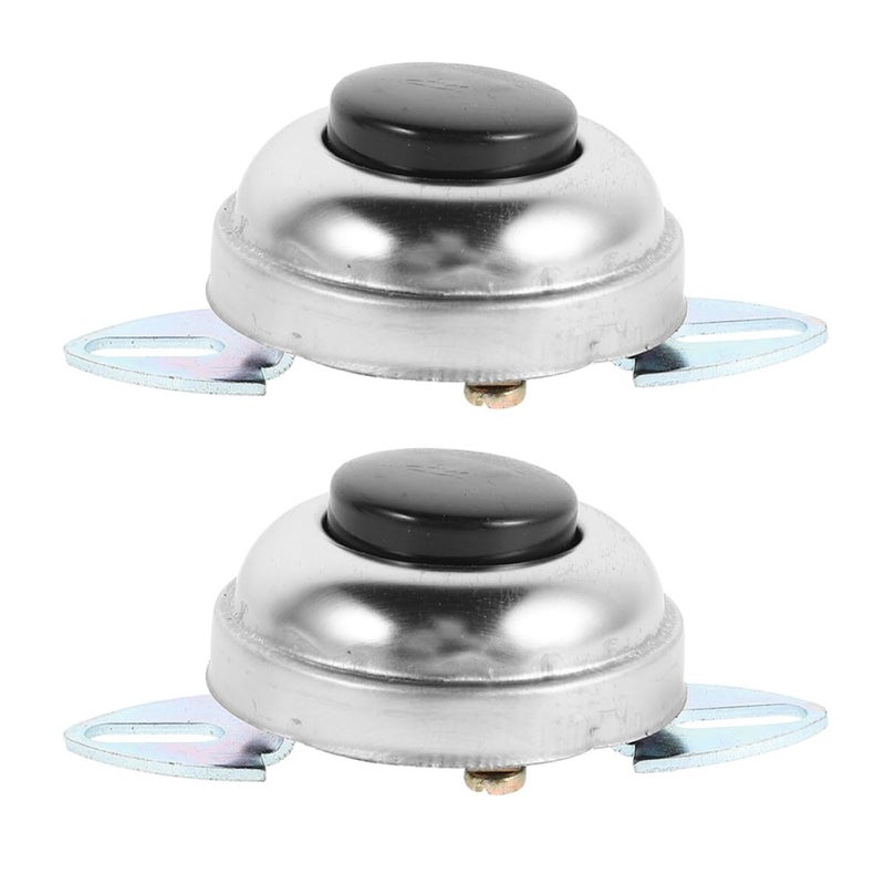 Universal Push Horn Button Switch 2pcs Replacement Car Truck Tractor Horn Press Control for Automotive and Motorcycle Use - Image 1