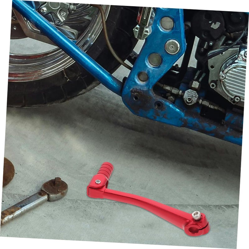 Red Aluminum Alloy Motorcycle Gear Shift Lever Brake Pedal Dirt Bike Shifter - Image 5